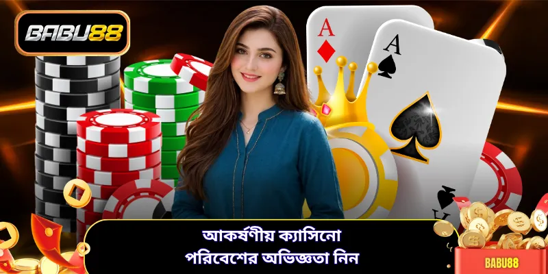 আকর্ষণীয় ক্যাসিনো পরিবেশের অভিজ্ঞতা নিন