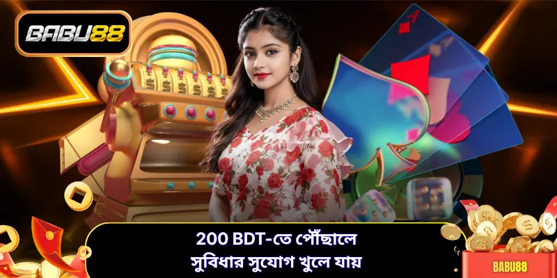 200 BDT-তে পৌঁছালে সুবিধার সুযোগ খুলে যায়