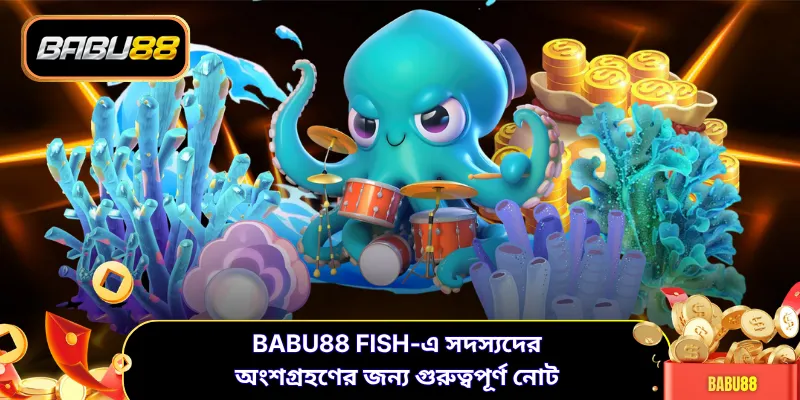 BABU88 fish-এ সদস্যদের অংশগ্রহণের জন্য গুরুত্বপূর্ণ নোট