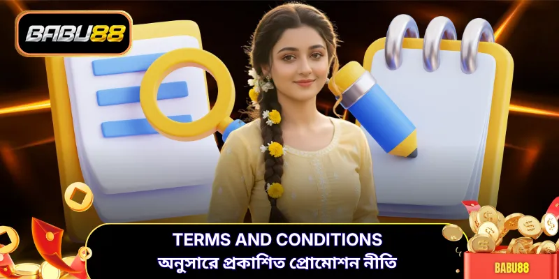 Terms and Conditions অনুসারে প্রকাশিত প্রোমোশন নীতি